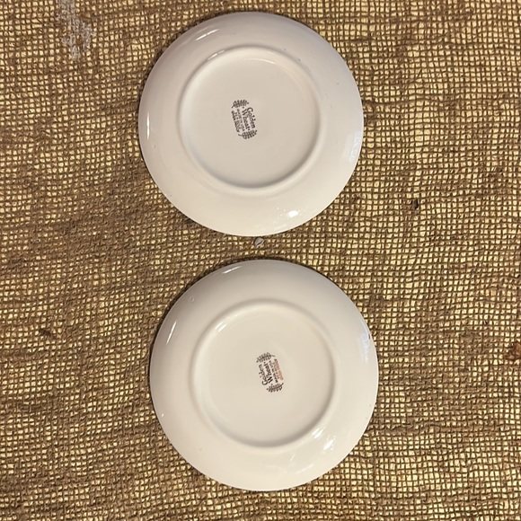 Golden Wheat Saucers, Made In The USA, 22 K Gold (5 Total) - Picture 8 of 9